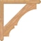Ekena Millwork Balboa Craftsman Smooth Bracket w/ Offset Brace, Western Red Cedar, 5 1/2"W x 42"D x 42"H BKT0604X42X42BOA04SWR - alternate 3